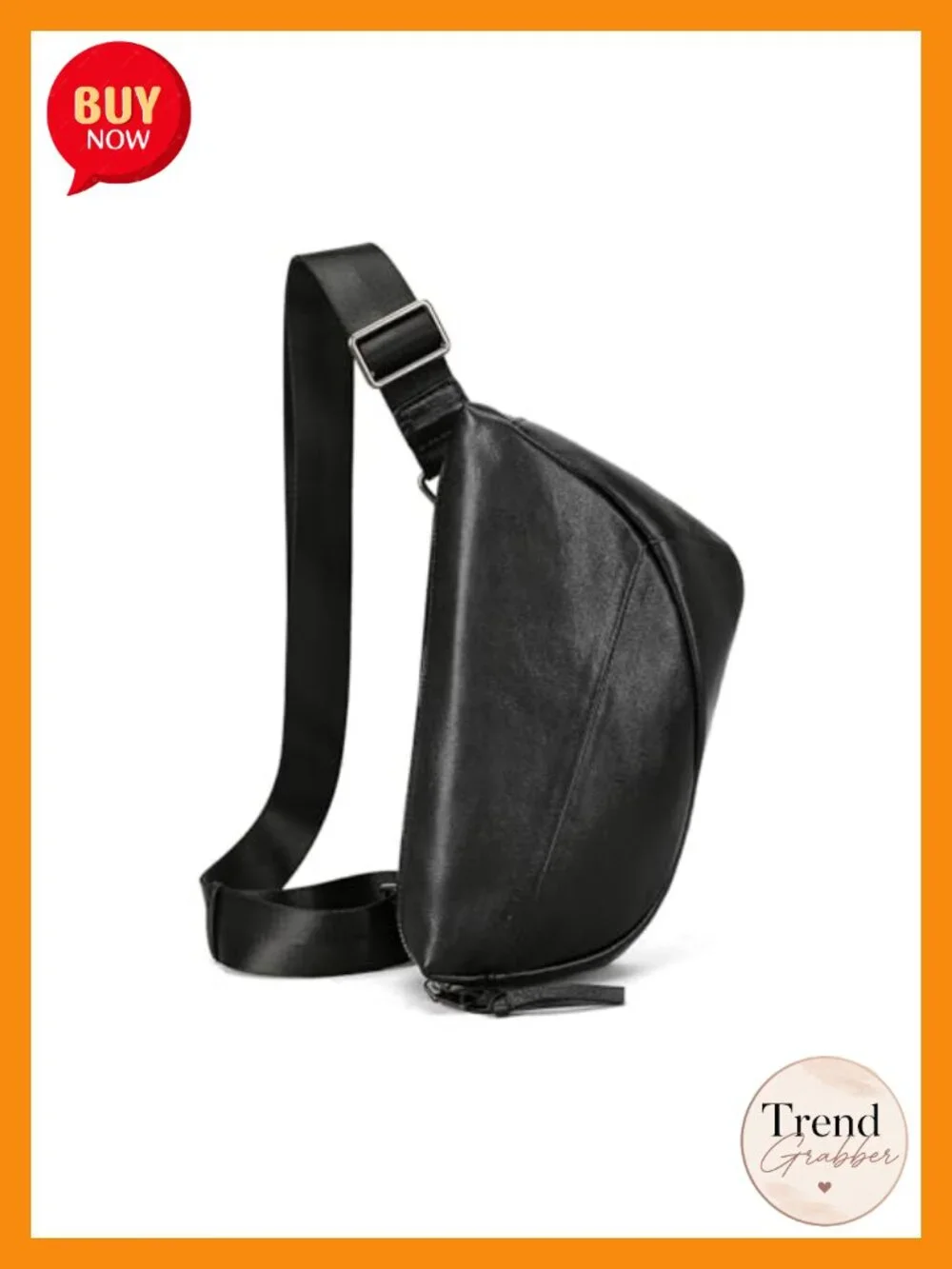 Genuine Leather Sling Crossbody Bag Vintage Purse Daypack Travel
